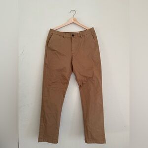 Slim-Fit Khaki Chino Pants - Tan